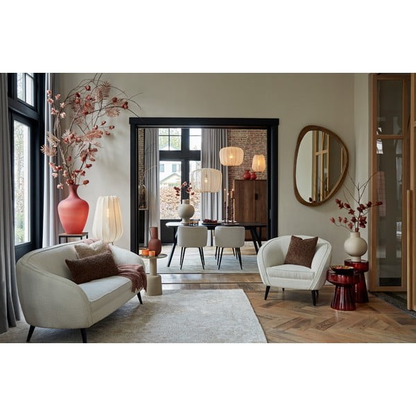 Stensko ogledalo z lesenim okvirjem 120x80 cm Sonora – Light & Living-image-3