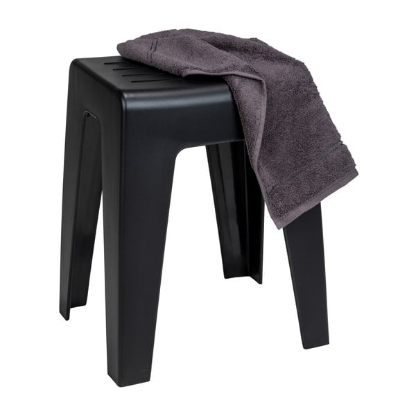 Črni stolček za prhanje Wenko Kumba-image-3