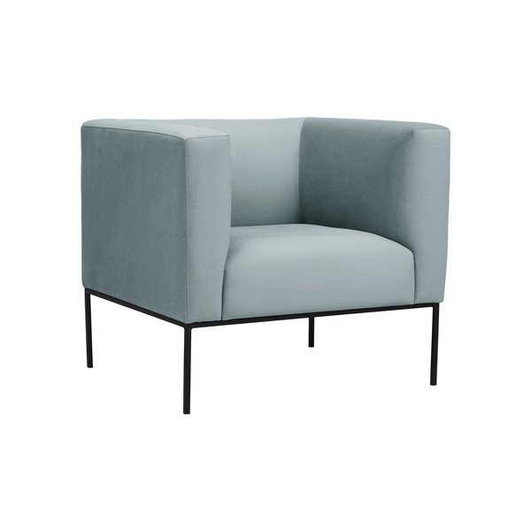 Svetlo siv fotelj Windsor & Co Sofas Neptune-image-2