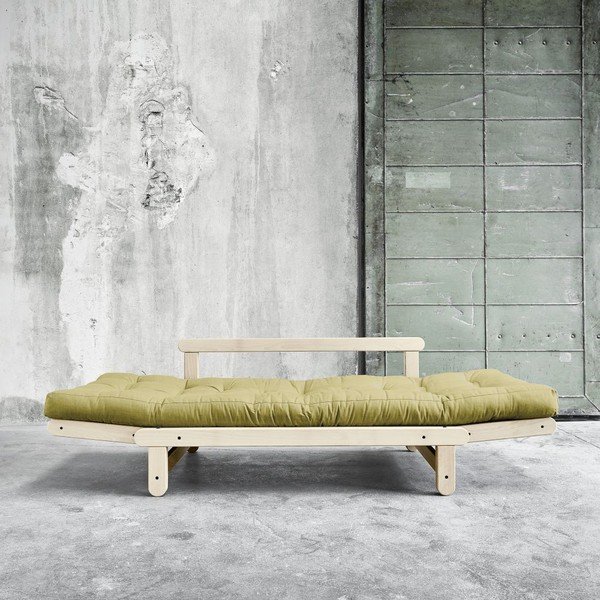 Raztegljiv kavč Karup Beat Natural/Avocado Green-image-2