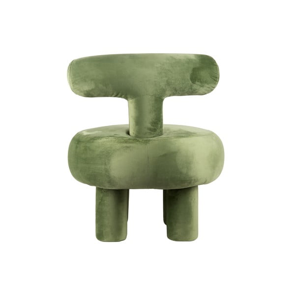 Svetlo zelen žameten fotelj Abrazo – Leitmotiv-image-3