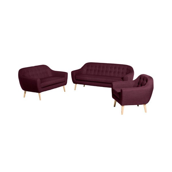 Bordo rdeč dvosed Max Winzer Kelly-image-1