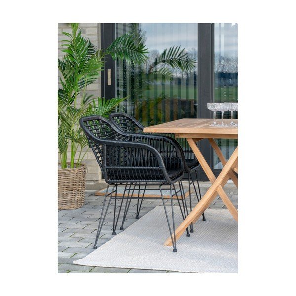 Kremno bela zunanja preproga iz recikliranih vlaken 200x300 cm Menorca – House Nordic-image-2