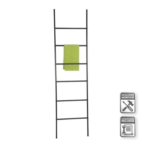 Črna lestev za brisače – Casa Selección-image-1