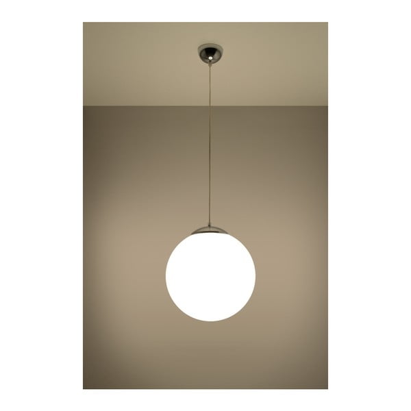 Bela viseča svetilka Sollux Bianco 30-image-1