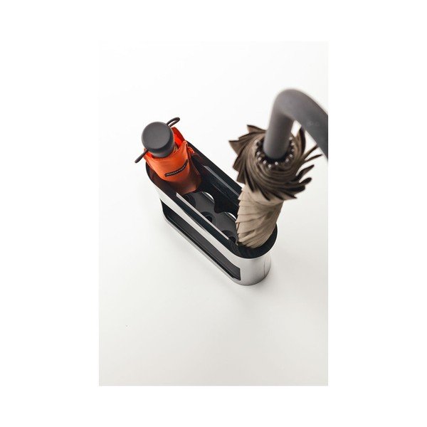 Črno stojalo za dežnike YAMAZAKI Oval-image-3