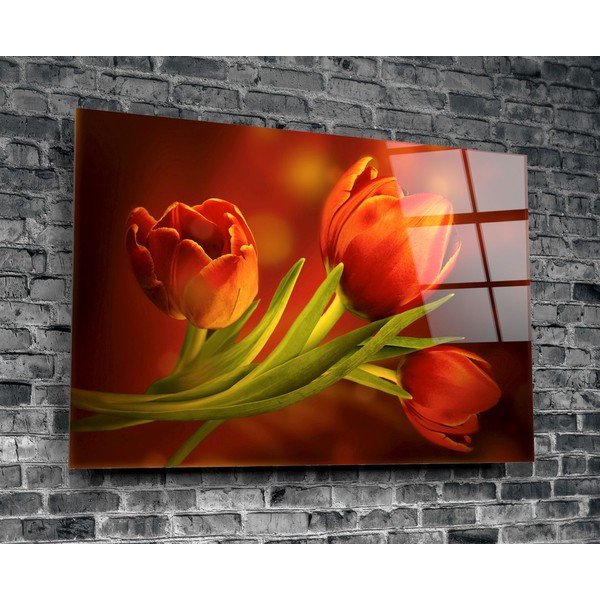 Steklena slika Insigne Tulips-image-3