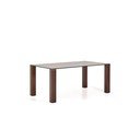 Steklena jedilna miza 90x160 cm Adularia – Kave Home