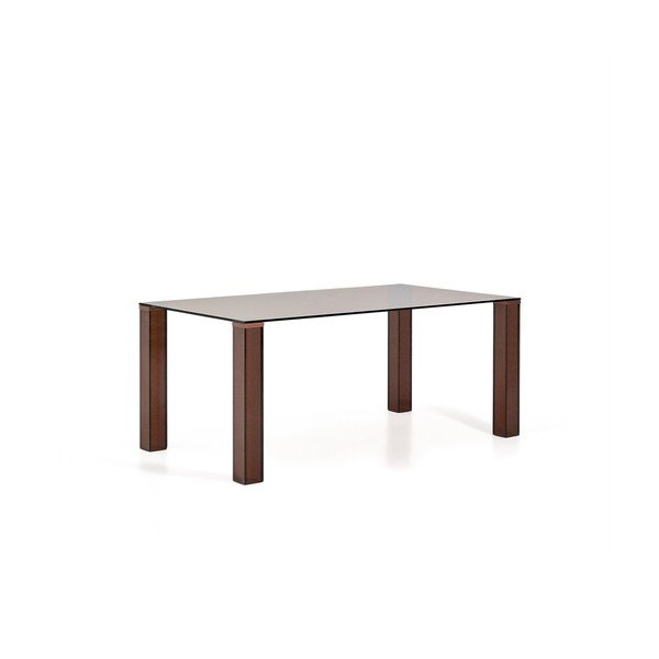 Steklena jedilna miza 90x160 cm Adularia – Kave Home