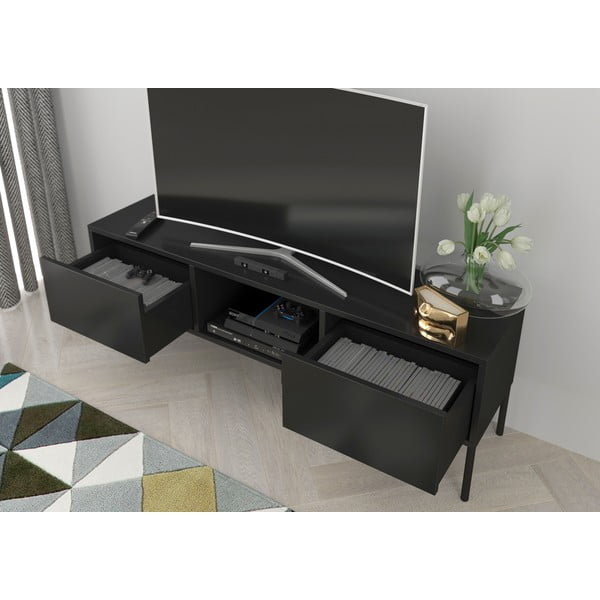 Črna TV mizica Skandica Mirka-image-4