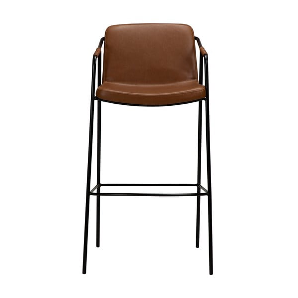 Rjav usnjen barski stol DAN-FORM Denmark Boto, višina 105 cm-image-1