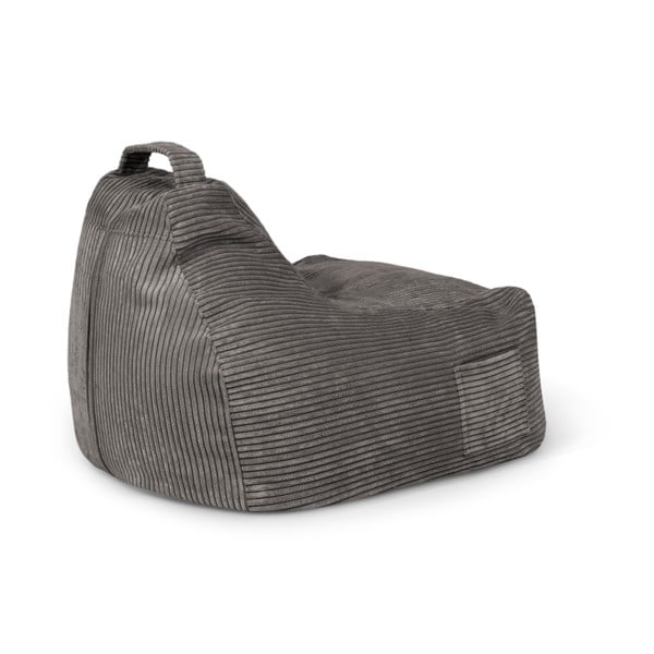 Mentolno zelena otroška vreča za sedenje iz rebrastega žameta Game Amuse – SLOWDOWN-image-4