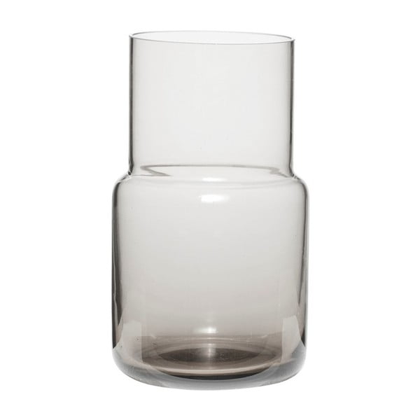 Vaza iz sivega stekla Hübsch Alstromeria