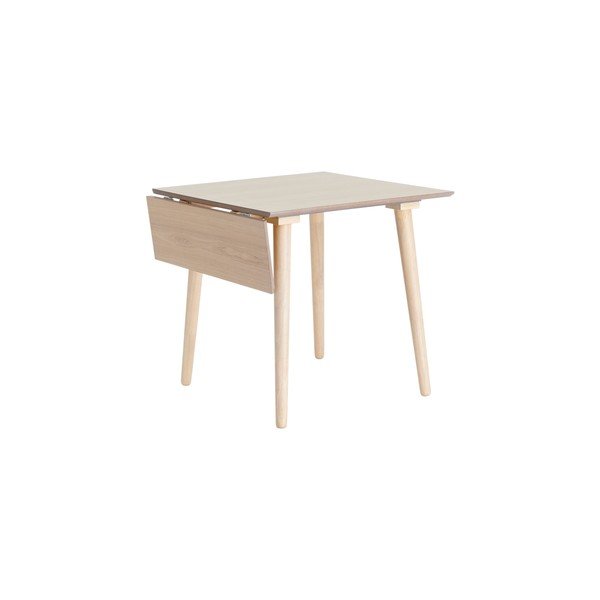 Raztegljiva jedilna miza z dodatno ploščo v brestovem dekorju 80x80 cm Jolina – Ellos Home-image-4