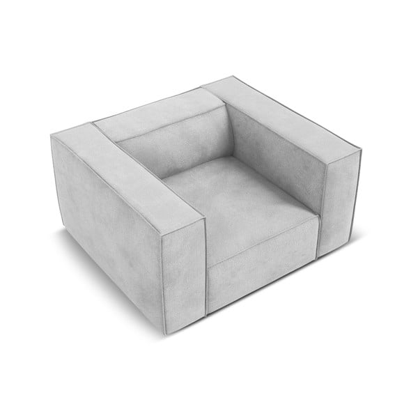 Svetlo siv fotelj Madame - Windsor & Co Sofas-image-3