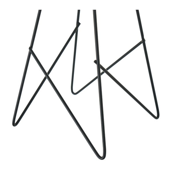 Črna/kremno bela namizna svetilka s tekstilnim senčnikom (višina 38,5 cm) – Casa Selección-image-3