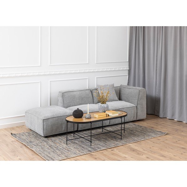 Svetlo siva modularna sedežna garnitura Le Bonom Fairfield, levi kot-image-1