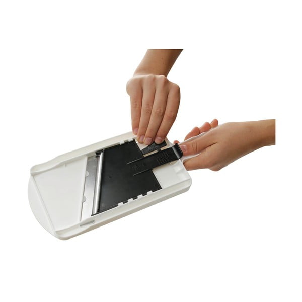 Belo-črn nastavljiv rezalnik za zelenjavo Fackelmann Food & More-image-2