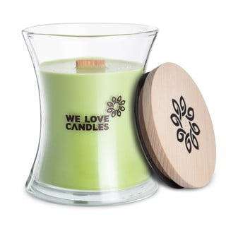 Sveča iz sojinega voska We Love Candles Green Tea, čas gorenja 64 ur