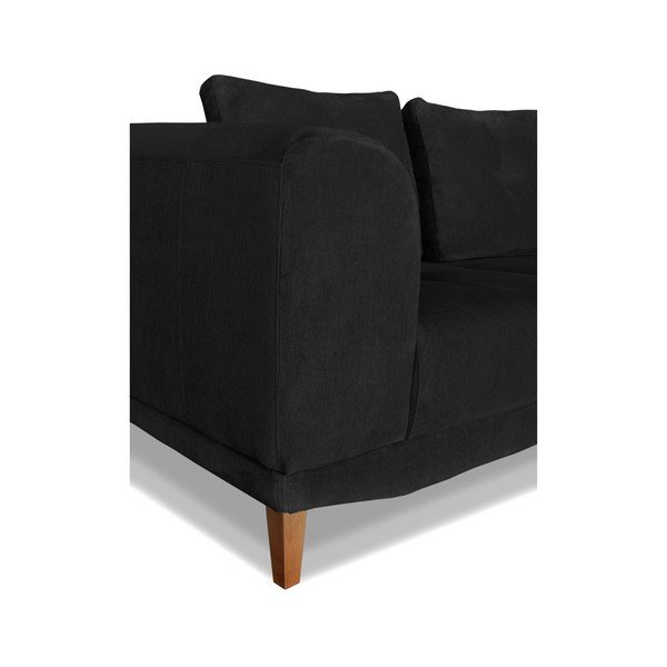 Črna trisedežna zofa Windsor & Co. Zofe Sigma-image-3
