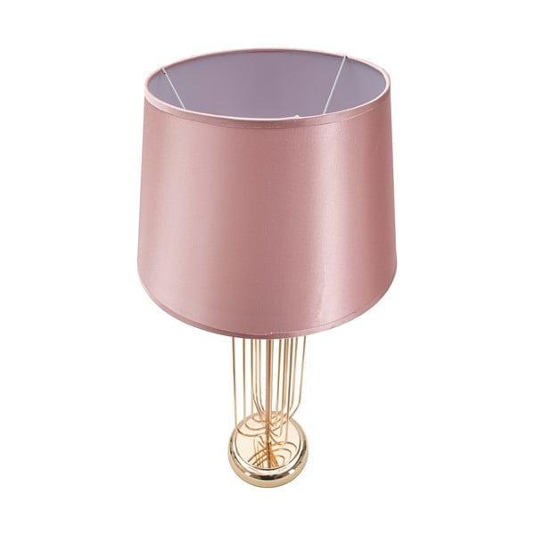 Rožnata namizna svetilka Mauro Ferretti Krista, višina 64 cm-image-2