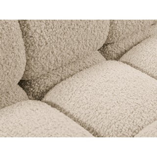 Bež sedežna garnitura iz tkanine bouclé 188 cm Bellis – Micadoni Home