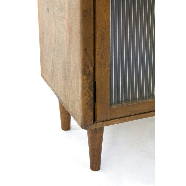 Rjava vitrina iz mangovega lesa 58x180 cm Mocu - Light & Living-image-4
