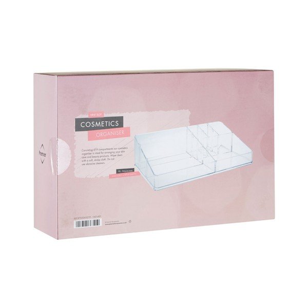 Organizator za kozmetiko Premier Housewares Met Clear-image-1