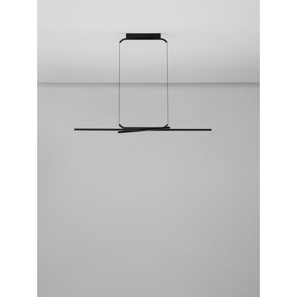Mat črna aluminijasta LED zatemnitvena viseča svetilka Akro – Nova Luce-image-4
