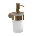 Bel/v zlati barvi steklen stenski dozirnik za milo 110 ml Gedy Pirenei – Sapho