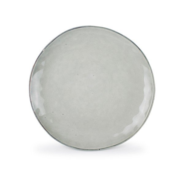 Zelen krožnik iz kamenine ø 28 cm Artisan – Salt&Pepper