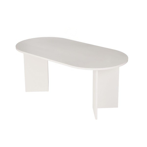 Jedilna miza v polsijajnem dekorju 89,5x180 cm Sablin – Kalune Design-image-3