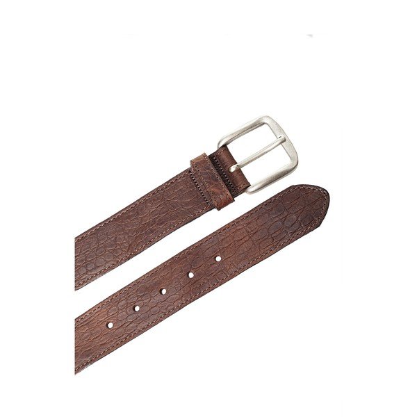 Rjav usnjen moški pas Ferruccio Laconi Sven, dolžina 110 cm-image-2
