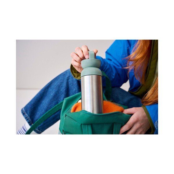 Termovka iz nerjavečega jekla v srebrni barvi/žajbljevo zelena 500 ml Ellipse – Mepal-image-2
