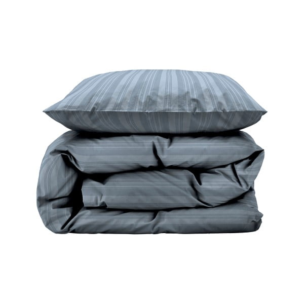 Svetlo modra enojna posteljnina iz damasta 140x200 cm Noble – Södahl-image-2