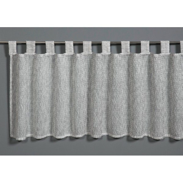 Siva prosojna zavesa 45x140 cm Jacquard-Voile - Gardinia