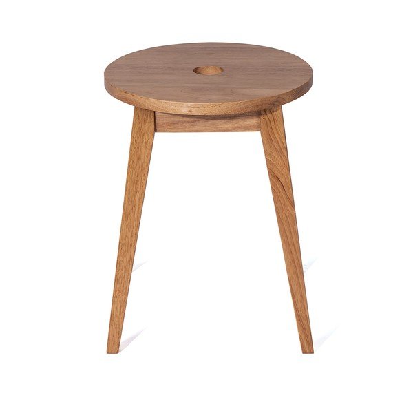 Leseni stolček iz kavčukovca Club - Bonami Selection-image-1