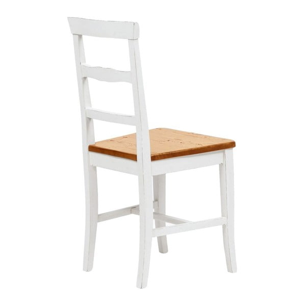 Stol iz bele bukve s temno rjavim sedežem Biscottini Addy-image-2