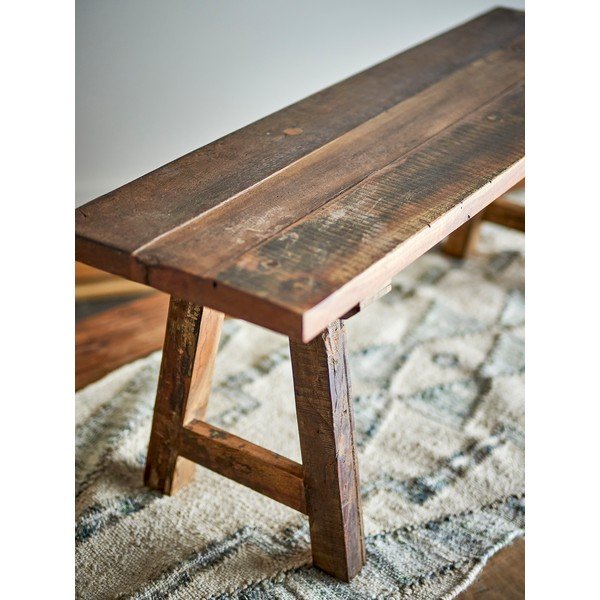 Vrtna klop iz masivnega lesa v naravni barvi Brosse – Bloomingville-image-1