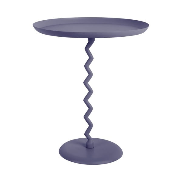 Kovinska okrogla stranska mizica ø 44 cm Zig Zag – Leitmotiv