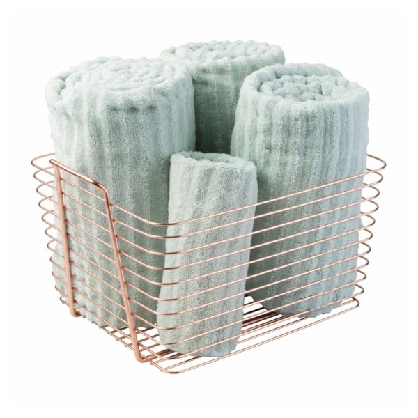 Oranžna kovinska košara InterDesign Classico, 37,5 x 30 cm-image-2
