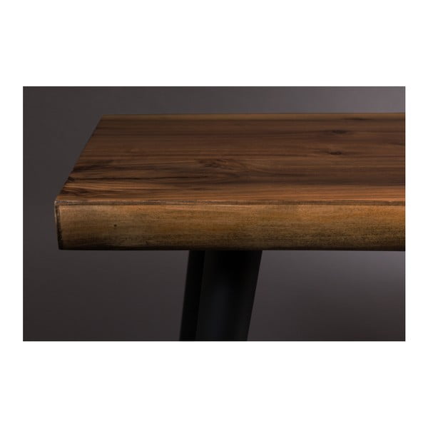 Klop s črnimi jeklenimi nogami Dutchbone Alagon, dolžina 180 cm-image-3