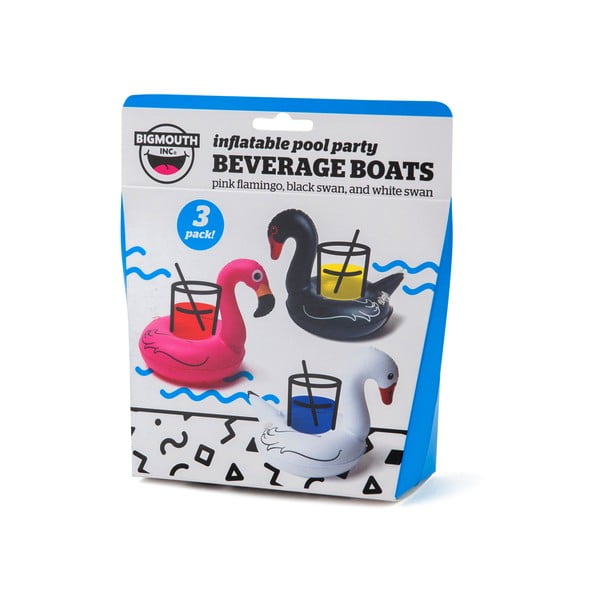 Komplet 3 napihljivih obročev za pijačo Big Mouth Inc. Ptice-image-1