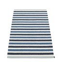 Modra/kremno bela notranja in zunanja preproga 70x120 cm Teo Denim – Pappelina