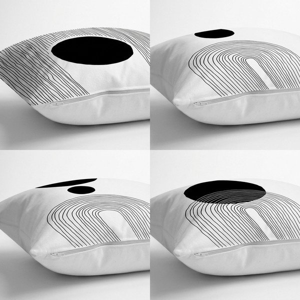 Prevleke za blazino v kompletu 4 ks 43x43 cm Simple Arch – Minimalist Cushion Covers-image-1