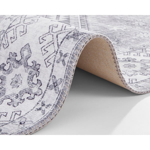 Svetlo siva preproga Nouristan Gratia, 80 x 200 cm-image-3