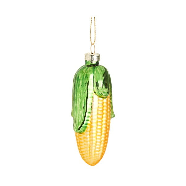 Steklen okrasek za jelko Corn – Sass & Belle