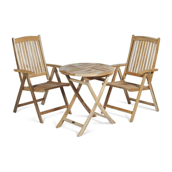 Vrtni fotelj iz tikovega lesa Garden Pleasure Java-image-1