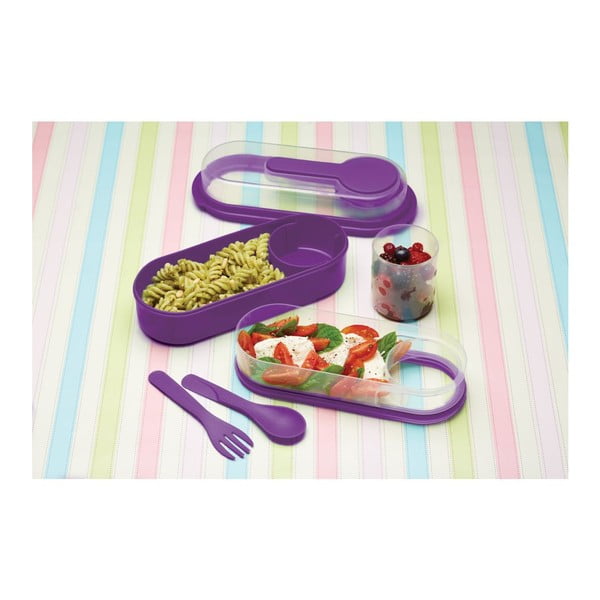 Vijolična kuhinja Craft Coolmovers pravokotna škatla za prigrizke-image-3