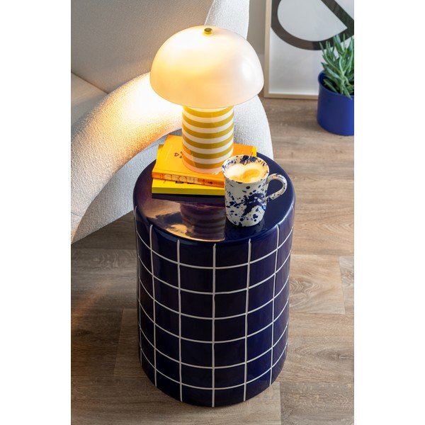 Keramična okrogla stranska mizica ø 33 cm Retro Tiles – Leitmotiv-image-1